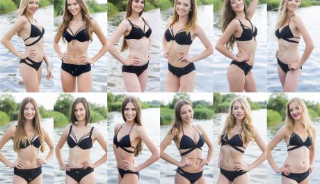 Finalistki Miss Polonia Ziemia Radomska w kostiumach kąpielowych marki Febe z salonu bielizny Hebe