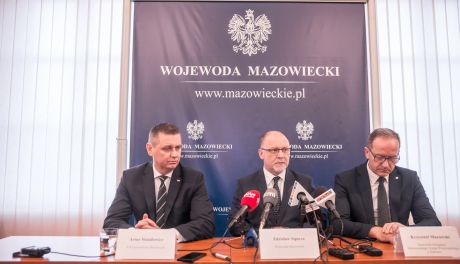 Konferencja Wojewody Mazowieckiego Zdzisława Sipiery