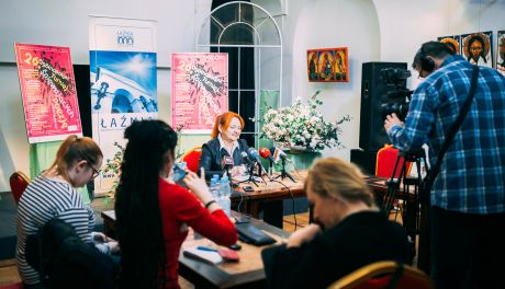 Konferencja omawiająca 26. Ogólnopolski Turniej Śpiewających Poezję w KŚTiG Łaźnia (zdjęcia)