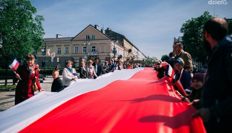 Niesamowity widok! Zobacz 100-metrową flagę Polski