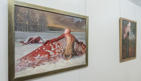 Wystawa malarstwa Mirosława Siary - konferencja prasowa (zdjęcia)