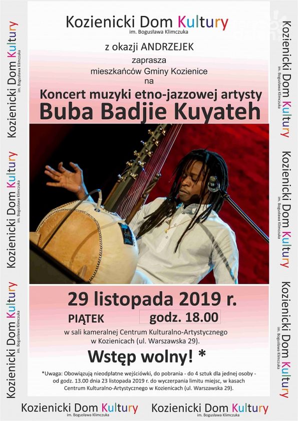 Koncert jazzowy Buba Badjie Kuyateh More
