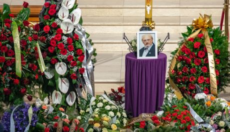 Pogrzeb Tadeusza Ozimka - dyrektora PSP nr 13 (zdjęcia)