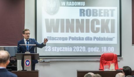 "Dlaczego Polska dla Polaków" - Robert Winnicki na WSH (zdjęcia)