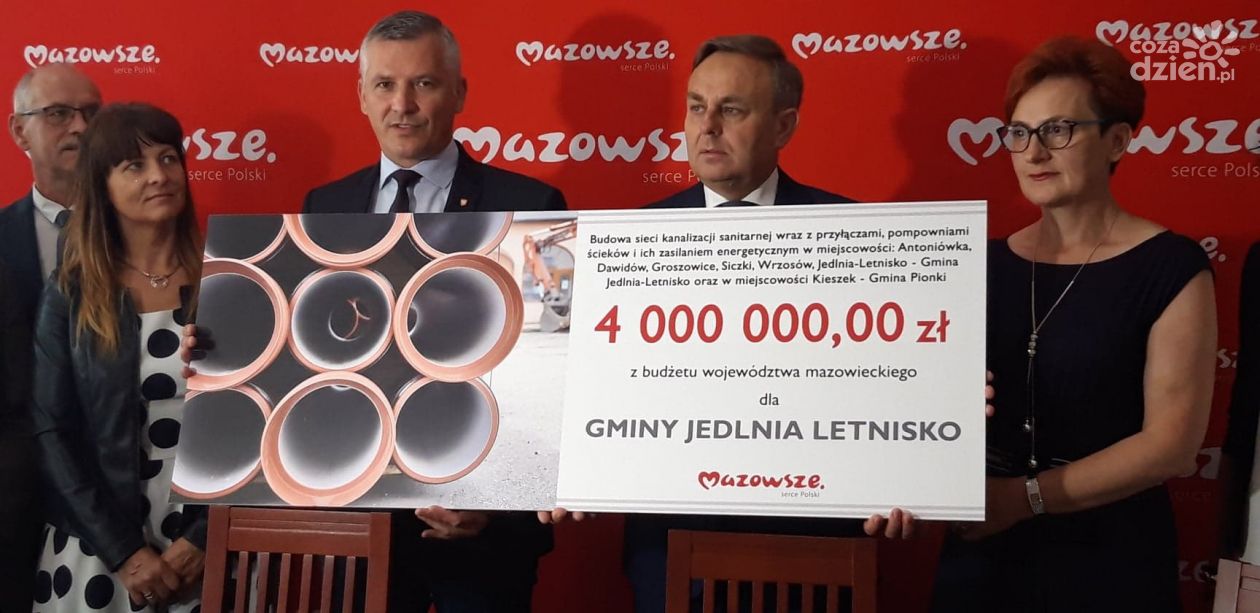 4 mln zł na kanalizację dla Jedlni-Letnisko