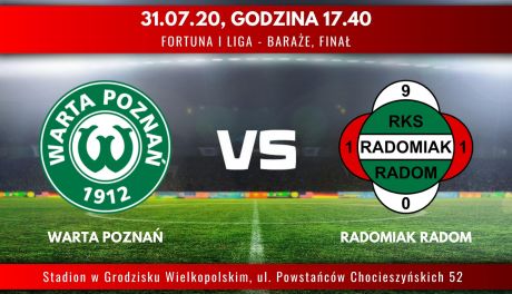 Warta Poznań - Radomiak Radom (relacja LIVE)