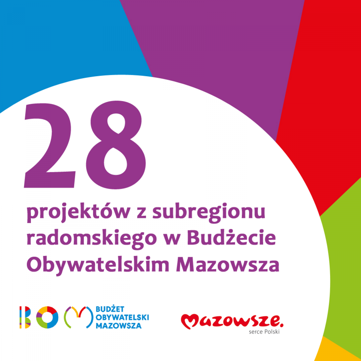 28 projektów z subregionu radomskiego w BO Mazowsza