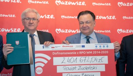 Ponad 2,4 mln zł dla powiatu zwoleńskiego