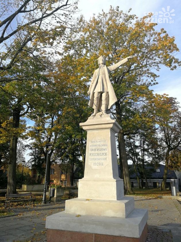 Pomnik Tadeusza Kościuszko w Szydłowcu został odnowiony