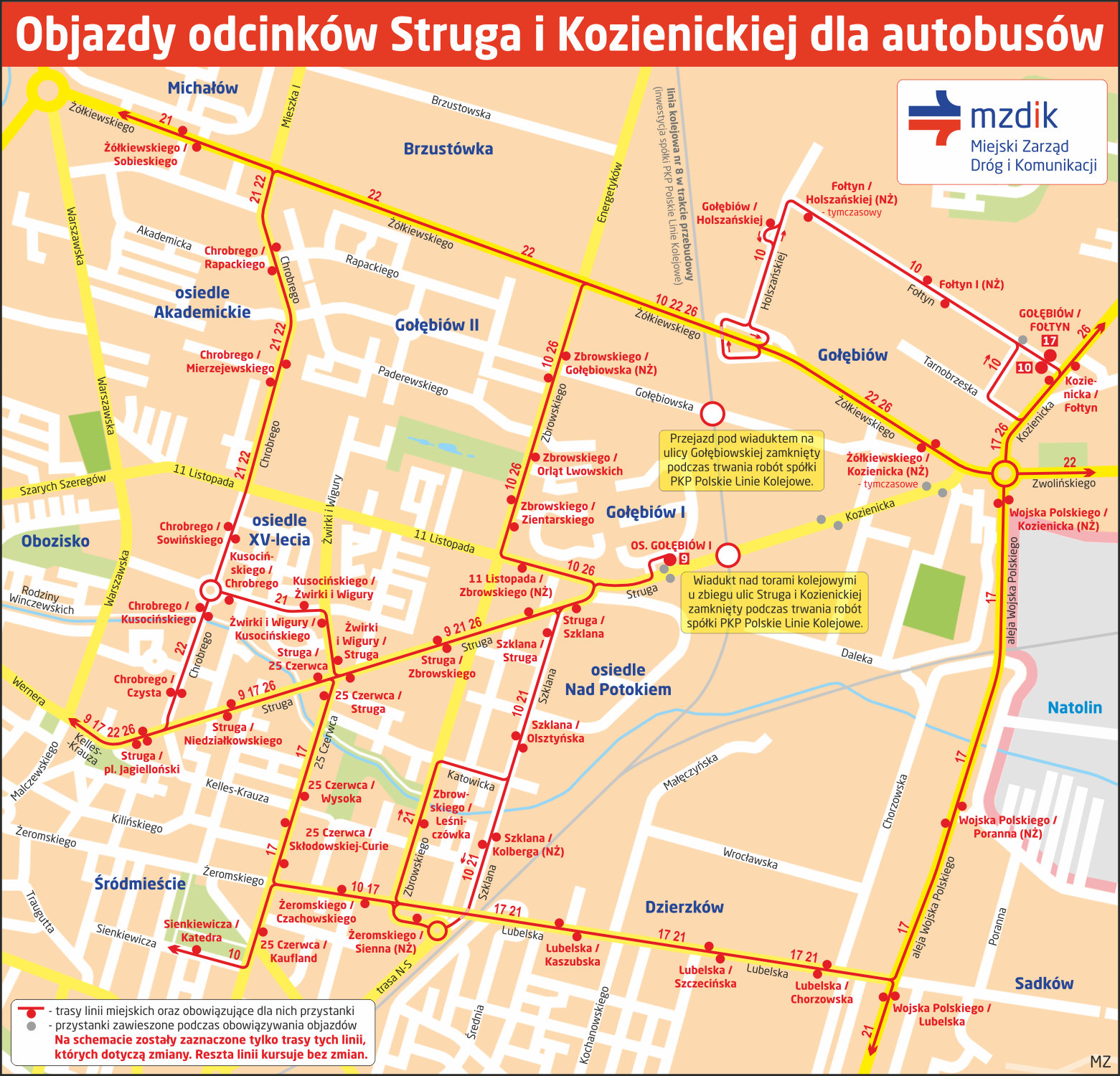 Objazd-Struga-Kozienicka-bus