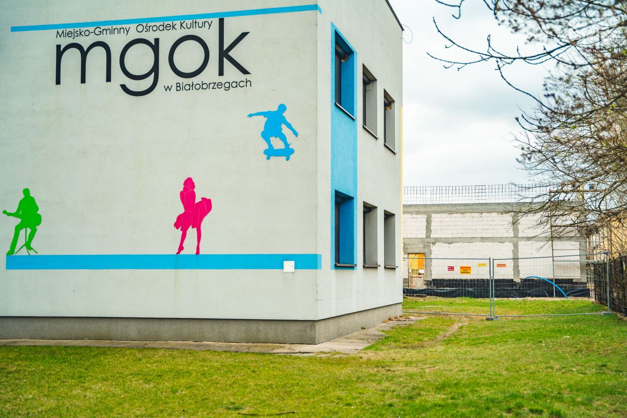 Rozbudowa MGOK w Białobrzegach (zdjęcia)