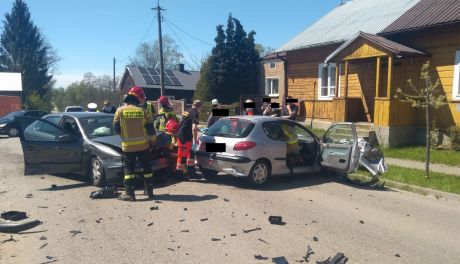 Wypadek w Przybyszewie. 74-latek w szpitalu 