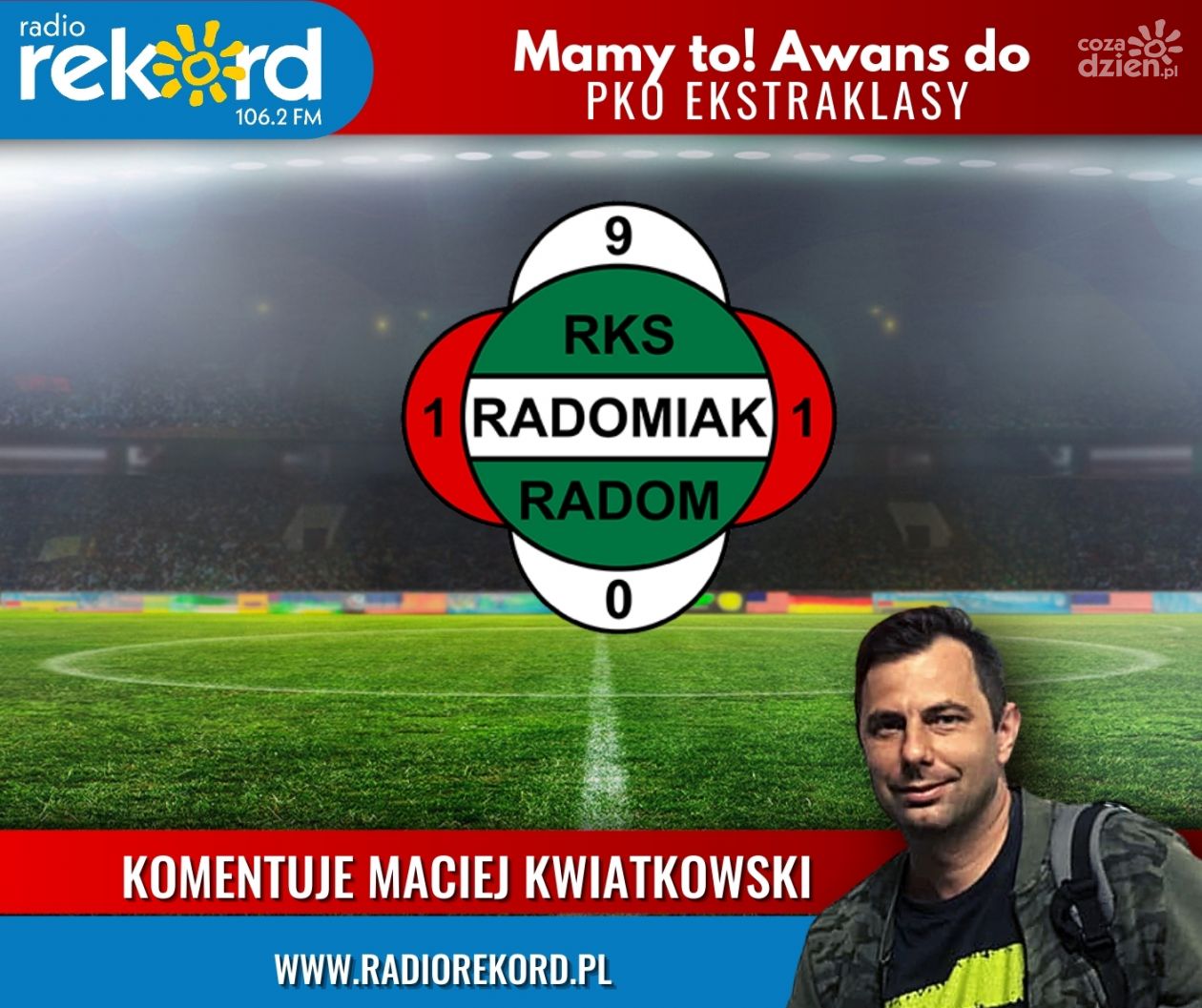 Ostatnie minuty meczu Radomiaka Radom z Koroną na antenie Radia Rekord - posłuchaj relacji!