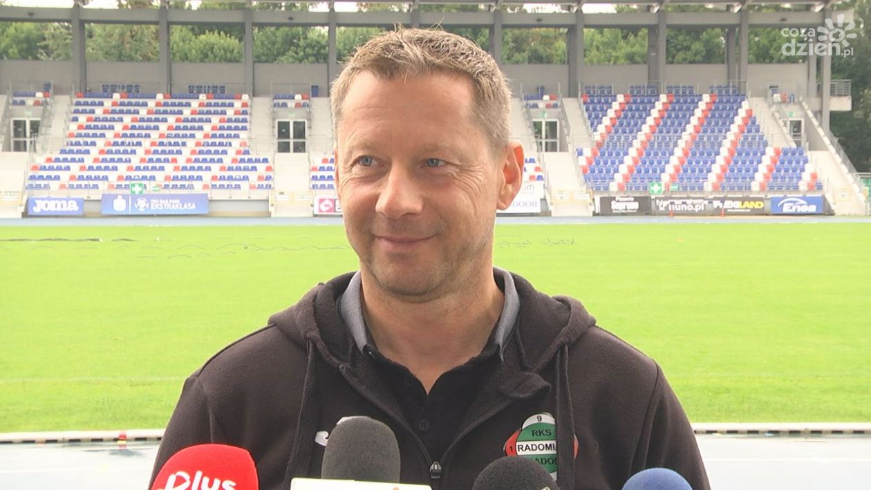Trener Dariusz Banasik ocenił remis Radomiaka w Gdańsku