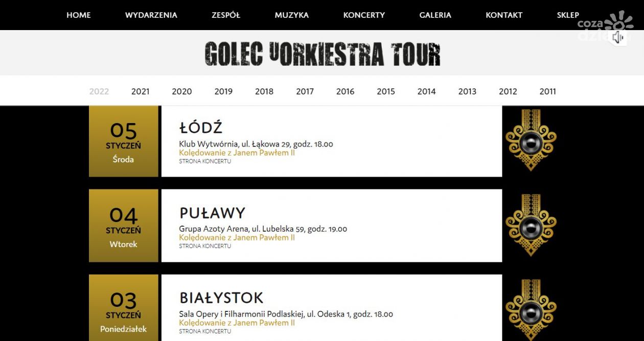 Koncert braci Golec... jednak nie w Radomiu, a w Puławach