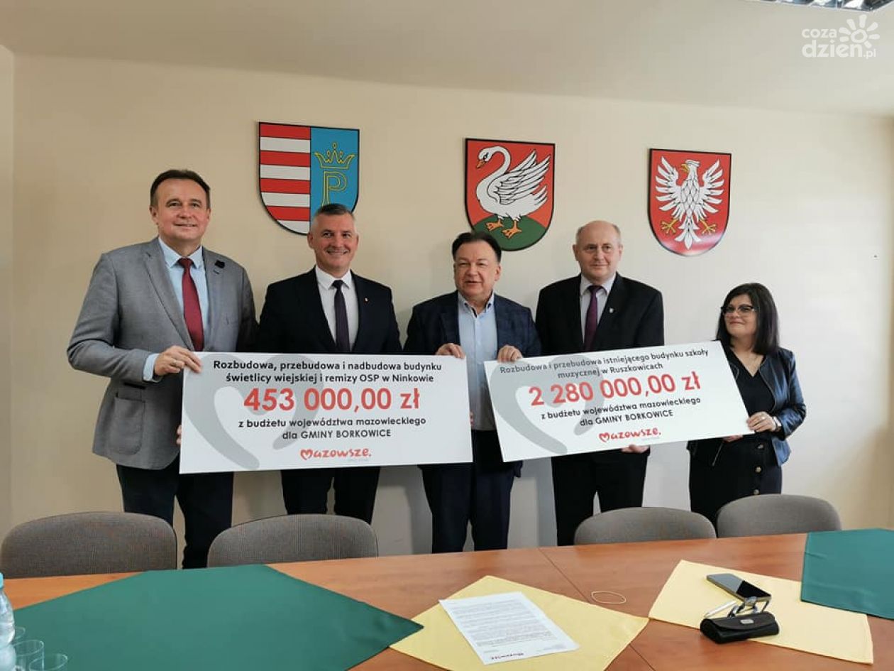 Gmina Borkowice otrzymała dofinansowanie na dwie inwestycje