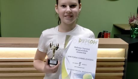 Dwa medale Wiktorii Chmielewskiej w tenisowym turnieju w Chorzowie