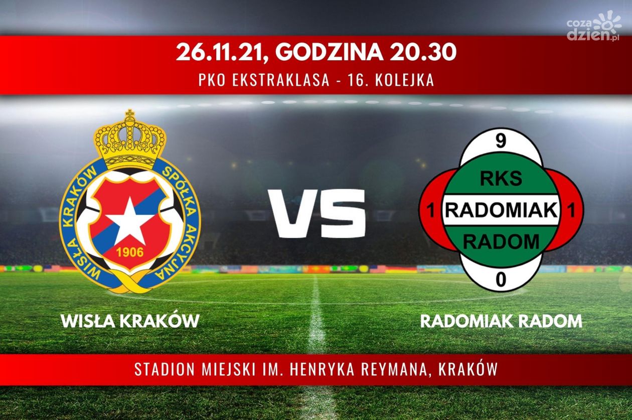 Wisła Kraków - Radomiak Radom (relacja LIVE)