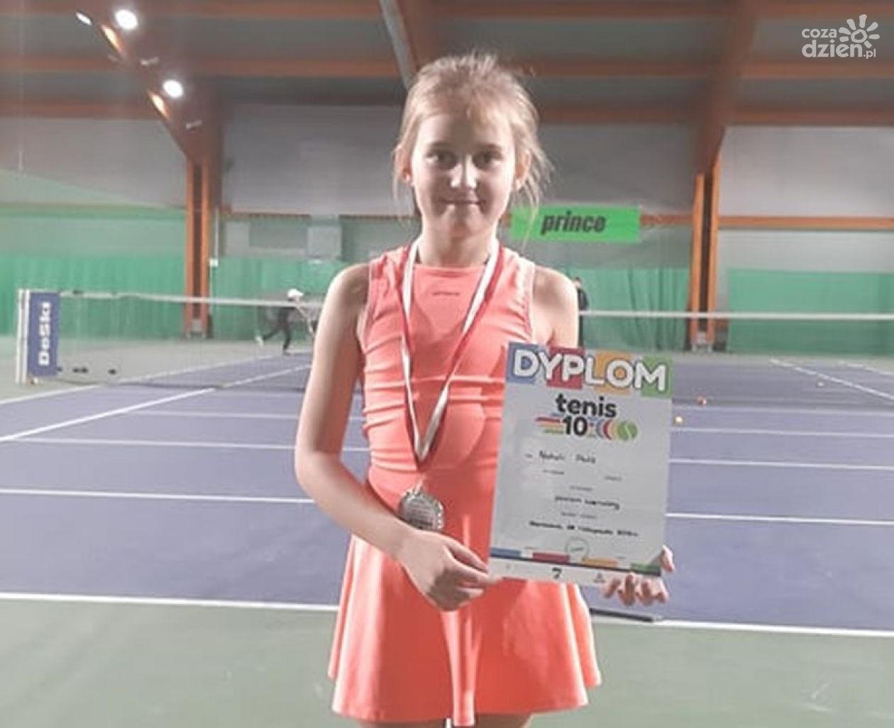 Druga lokata młodej tenisistki Akademii Tenisowej Masters w Warszawie.