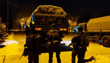Żołnierze 6MBOT wyjechali na granicę z Białorusią