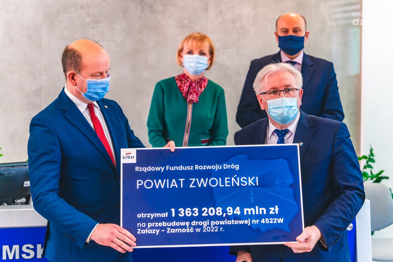 16 mln zł dla powiatów z regionu radomskiego