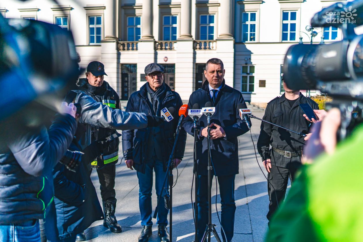 Briefing z udziałem Artura Standowicza, wicewojewody mazowieckiego (zdjęcia)