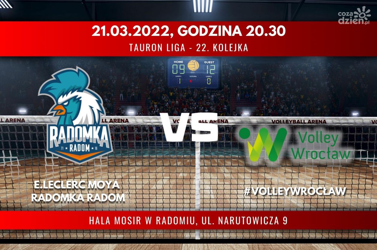 E.Leclerc Moya Radomka Radom - #VolleyWrocław (relacja LIVE)