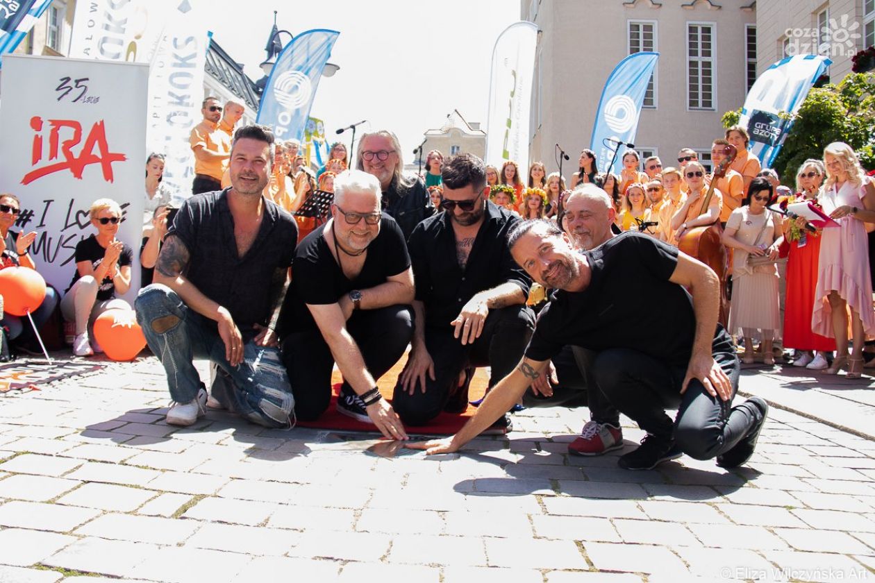 Odsłonięcie gwiazdy zespołu IRA w Opolu (zdjęcia)