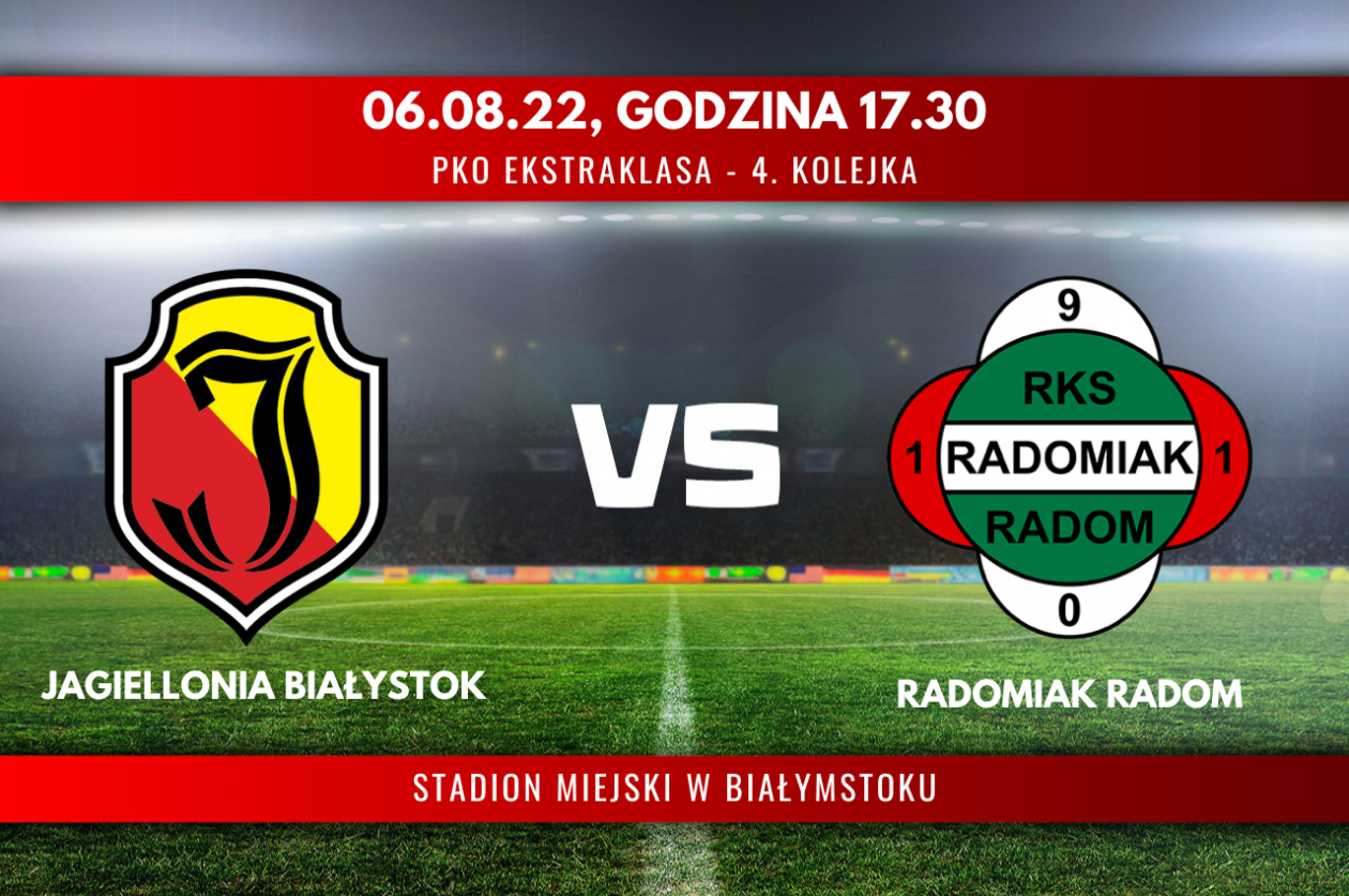 Jagiellonia Białystok - Radomiak Radom (relacja LIVE)