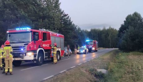 Wypadek koło Rzeczniowa. 22-latek w szpitalu