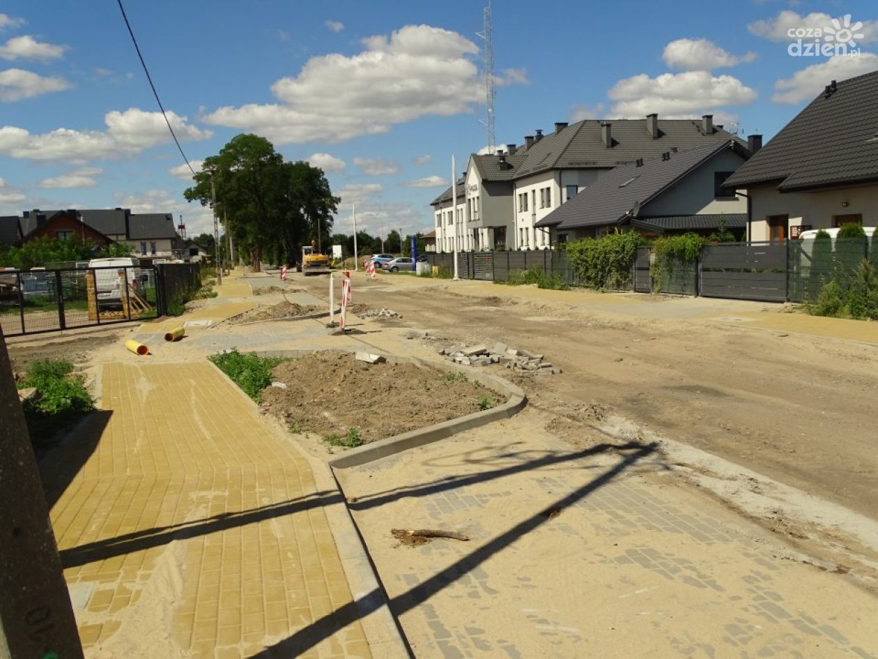 Trwa przebudowa dwóch ulic w Zwoleniu