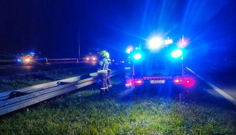 Wypadek na S7 koło Orońska. 29-latek w szpitalu