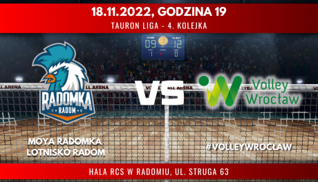 Moya Radomka Lotnisko Radom - #VolleyWrocław (relacja LIVE)