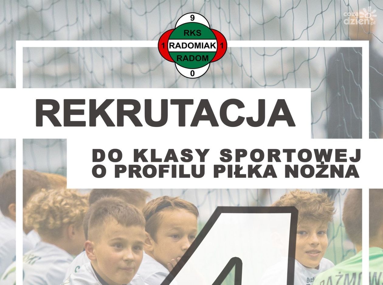 Klasa o profilu piłki nożnej powstanie w Radomiu! Zapisy od początku marca.