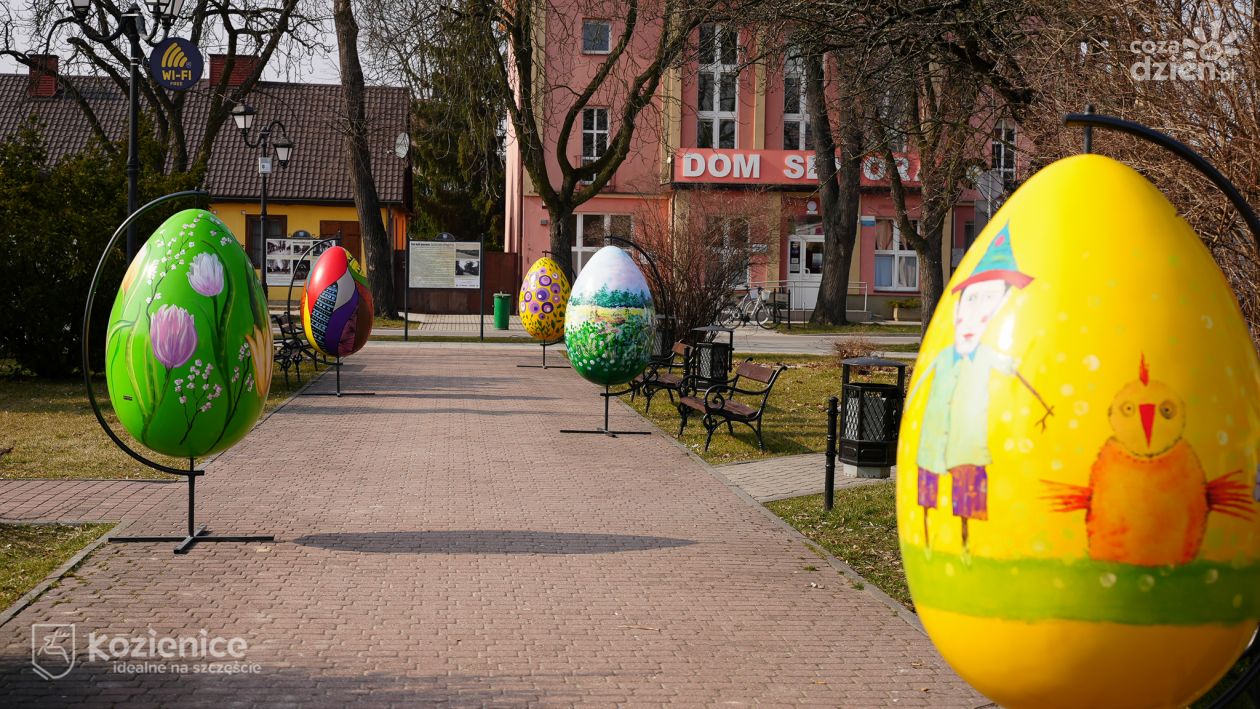 Wielkanocne ozdoby na ulicach Kozienic. Będą mogli wykonać je mieszkańcy