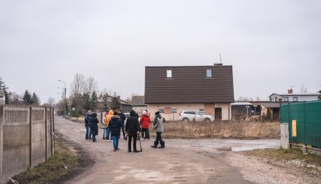 Protest mieszkańców ul. Skrzydlatej (zdjęcia)