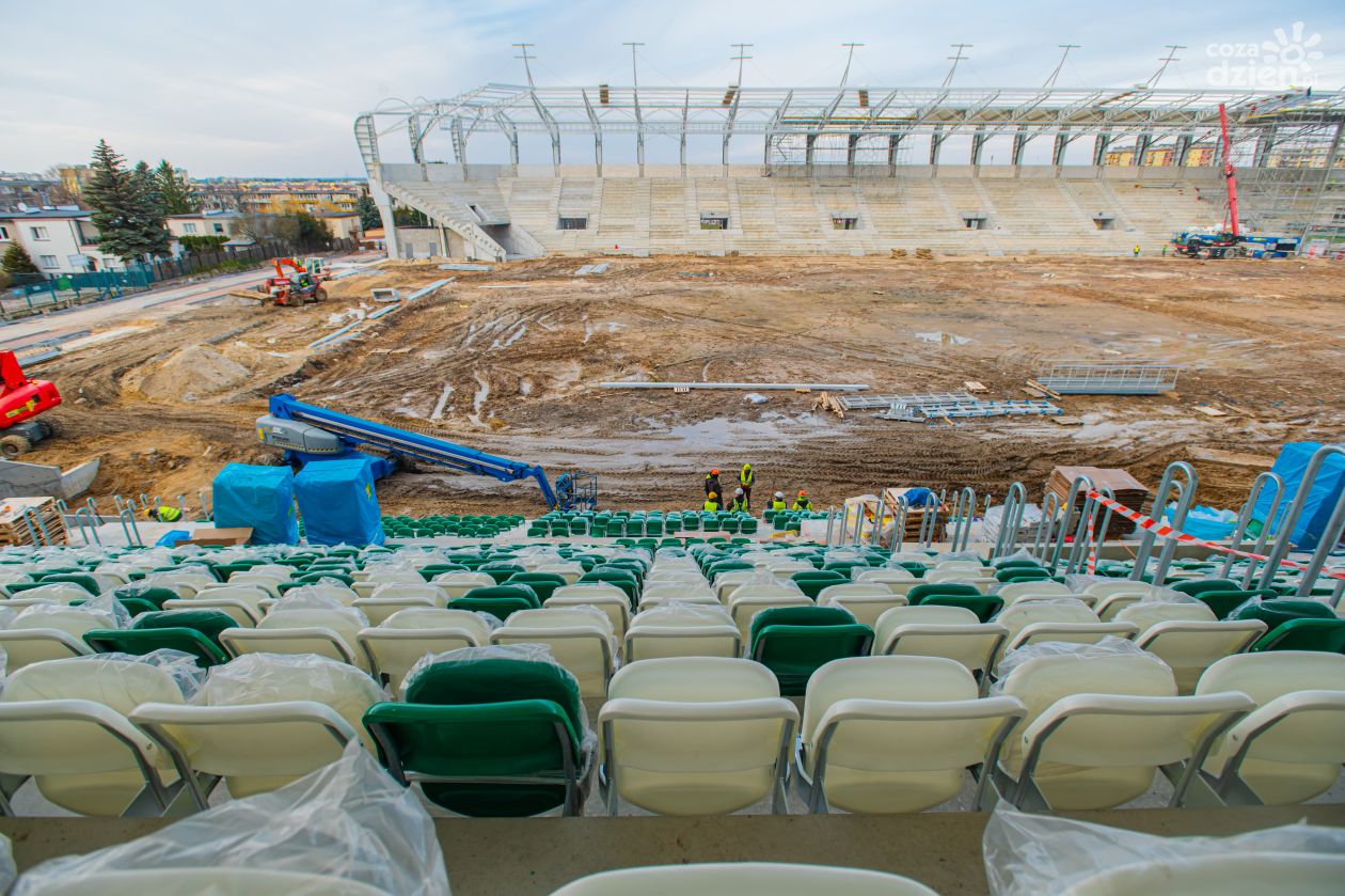 Budowa stadionu przy Struga: Co z krzesełkami i z telebimem?