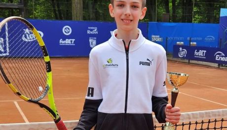 Filip Bulski z Akademii Tenisowej Masters Radom najlepszy na kortach w Bytomiu