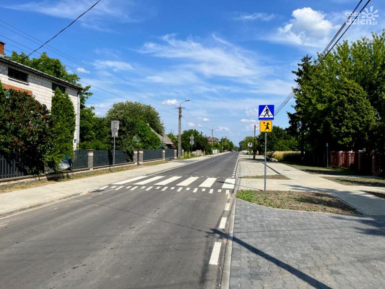 Droga w Modrzejowicach już po remoncie