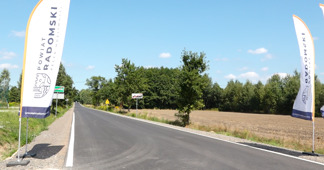Droga w gminie Gózd oficjalnie otwarta!