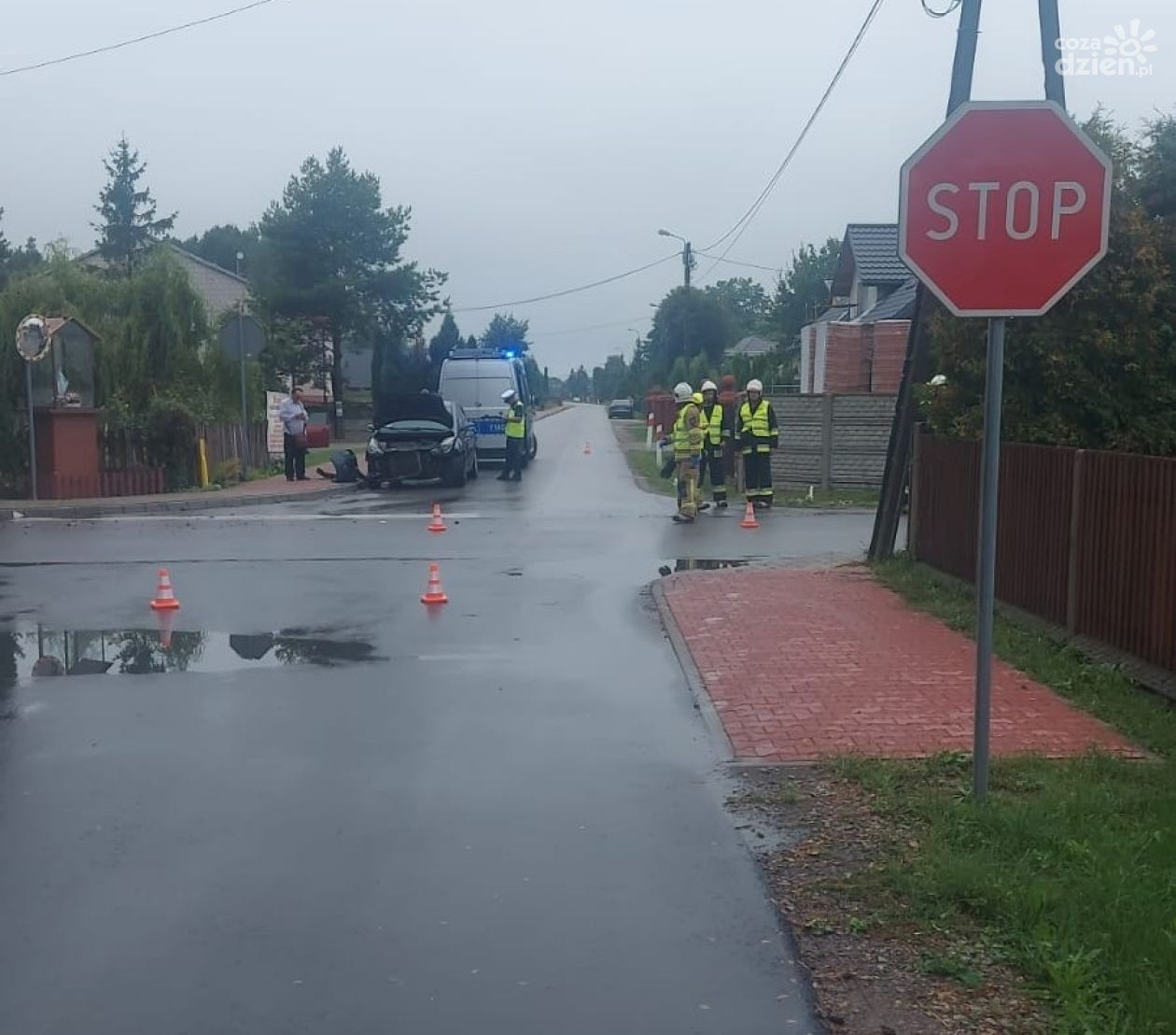 Wypadek w Groszowicach