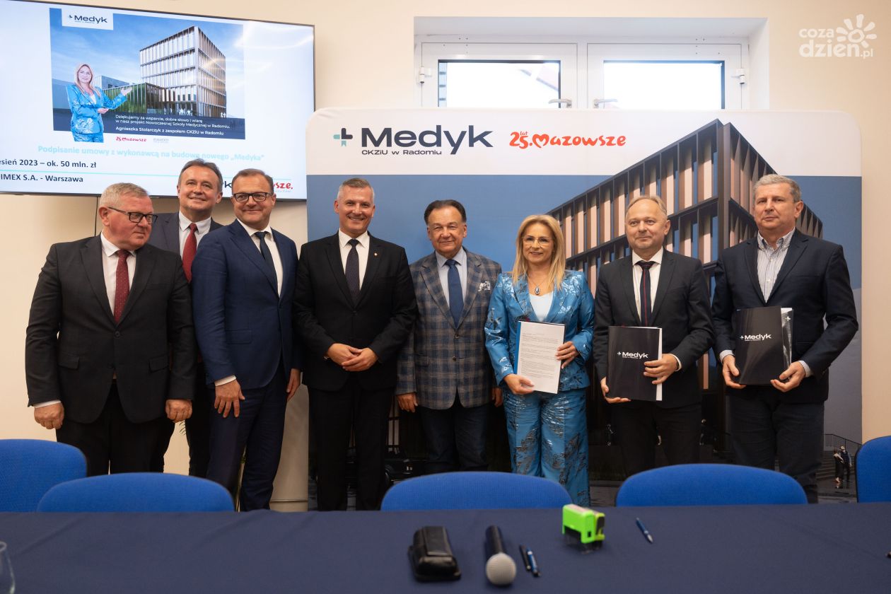 Podpisanie umowy na rozbudowę radomskiego „Medyka