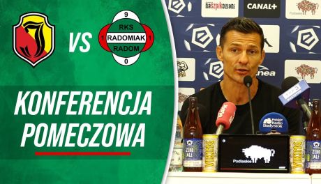 Radomiak TV: Konferencja prasowa po meczu z Jagiellonią