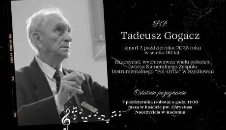 Zmarł Tadeusz Gogacz