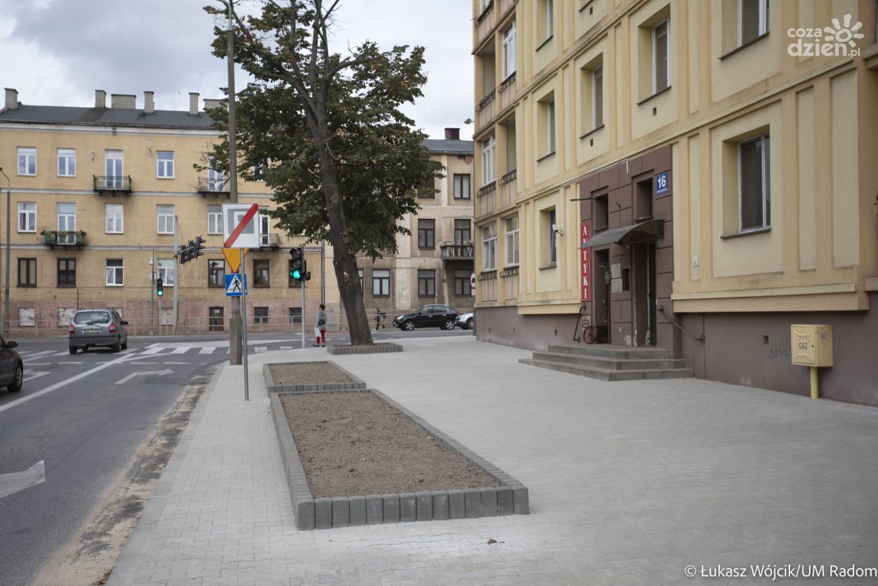 Nowy chodnik wzdłuż ul. Kościuszki 