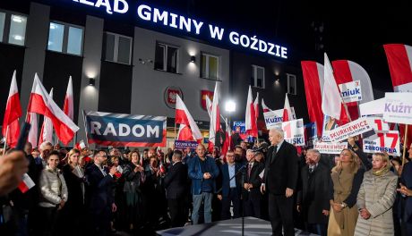 Ostatnia prosta kampanii. Kaczyński w Goździe