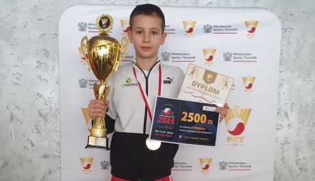 Daniel Kwiecień z AT Masters Radom podwójnym mistrzem Polski skrzatów 