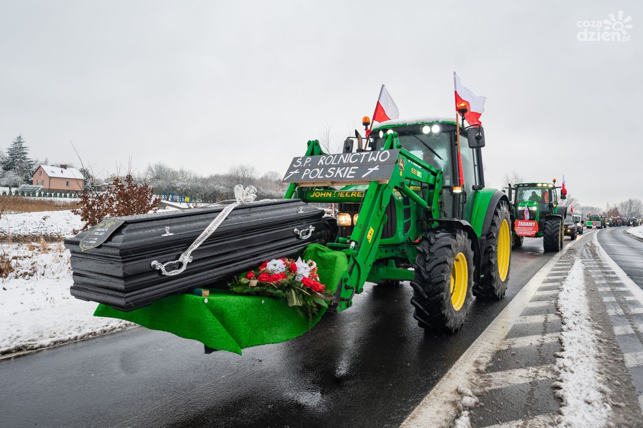 Protest rolników w Radomiu (zdjęcia)