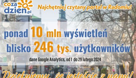 Ponad 10 mln wyświetleń. Wspaniały luty na portalu CoZaDzien.pl 