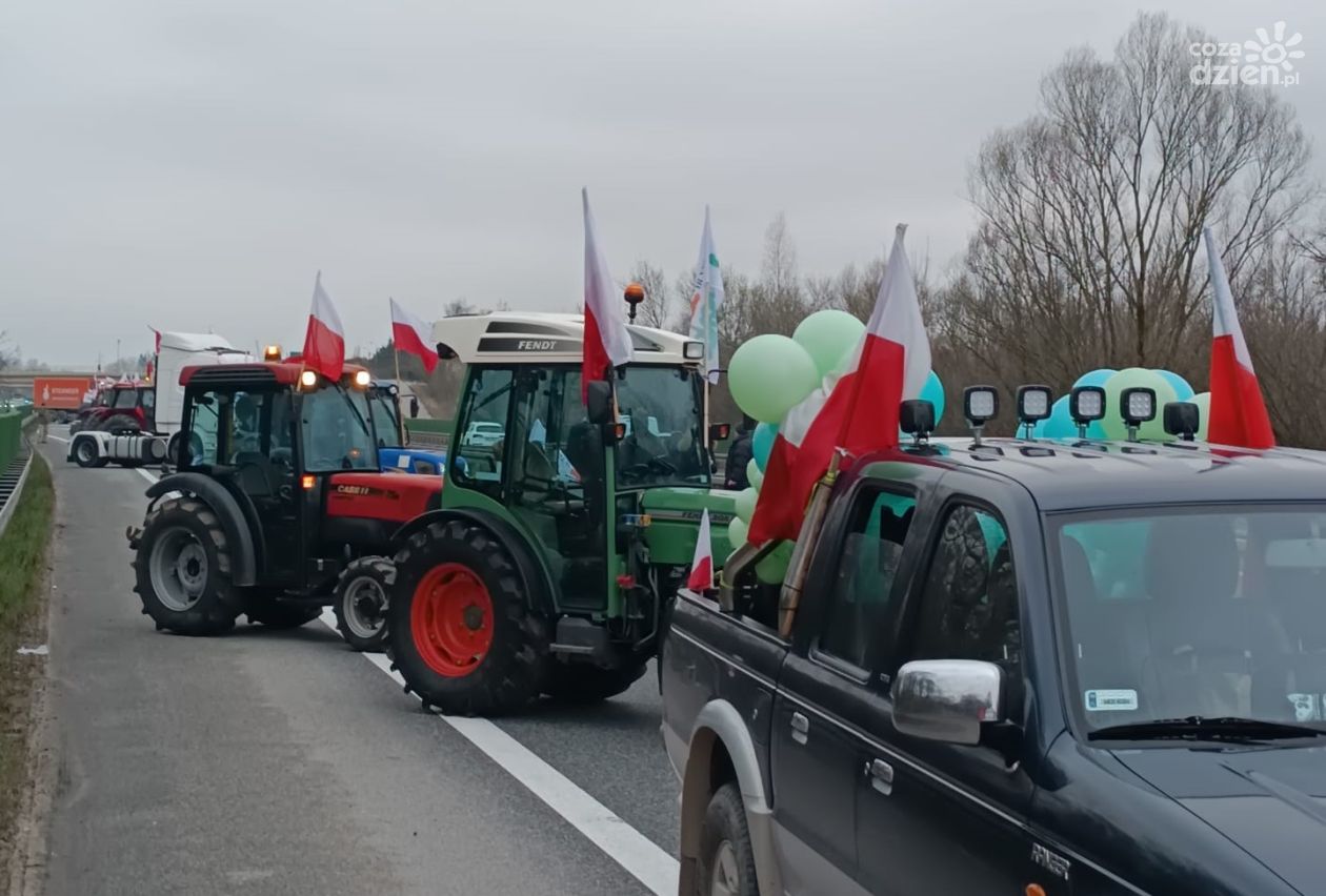 Rolnicy blokują trasę S7
